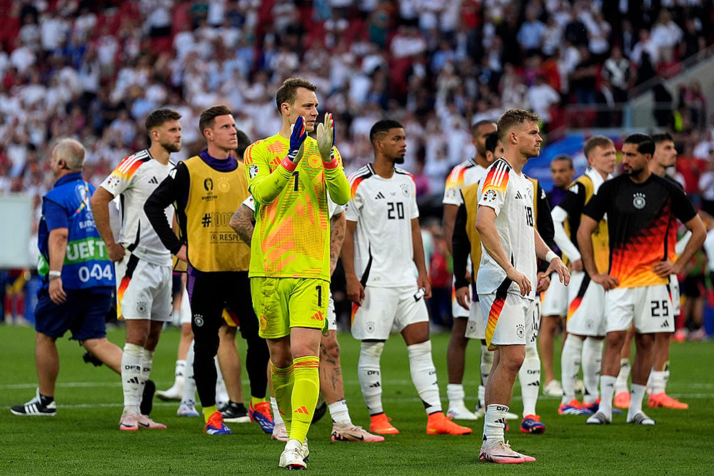 | Photo: AP/Ariel Schalit : UEFA Euro 2024 quarter final: Germany vs Spain 